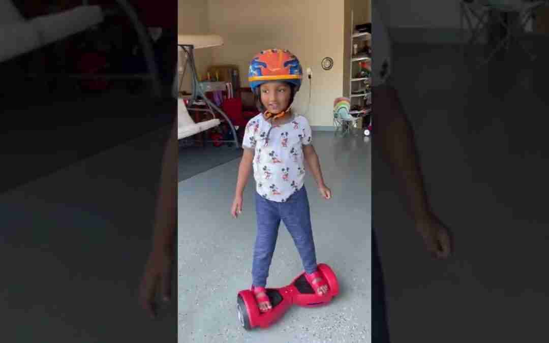 Hoverboard kids at 4