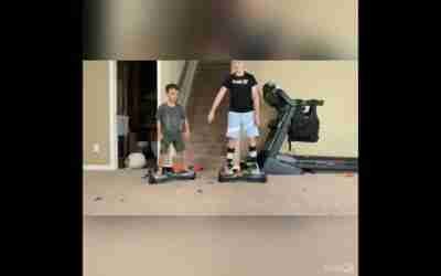 Hoverboard thing (ft my friends lil bro Clark)