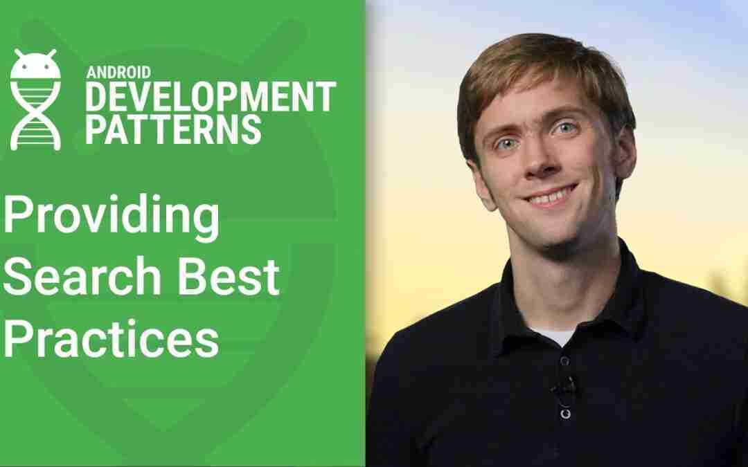 Providing Search with SearchView (Android Development Patterns Ep 7)