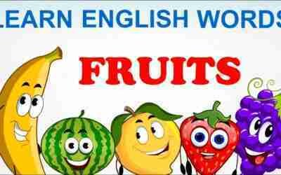 Fruits | Pre School | Learn English Words (Spelling) Video For Kids and Toddlers