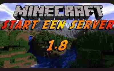 hoe een minecraft server maken 1.8