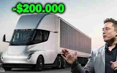 Elon Musk reveals Tesla Semi Will Save $200,000 For Tesla's Customers!