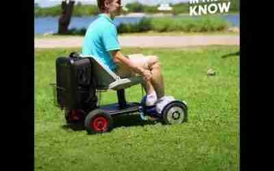 Transform your hoverboard into a go-kart