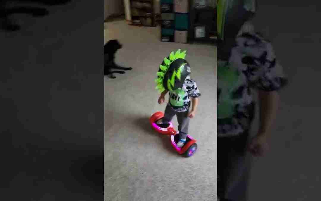2 year old hoverboard prodigy