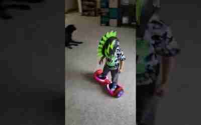 2 year old hoverboard prodigy