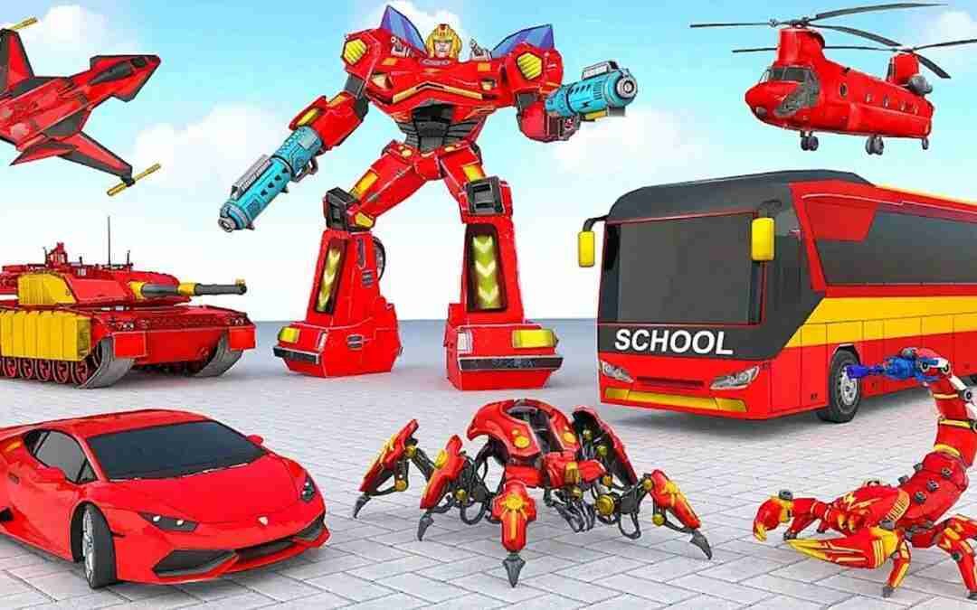 Multiple Robot Car Game: Snake Tiger Crocodile Eagle Robot – Android iOS Gameplay