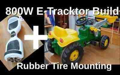 Hoverboard Rubber Tire Mounting