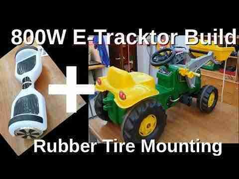 Hoverboard Rubber Tire Mounting