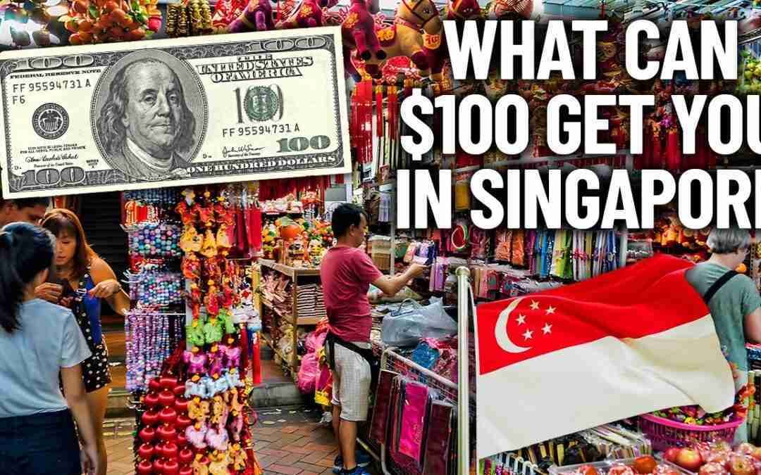 What $100 Gets You in Singapore! (Asia's Most Expensive Country)
