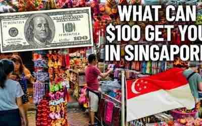 What $100 Gets You in Singapore! (Asia's Most Expensive Country)