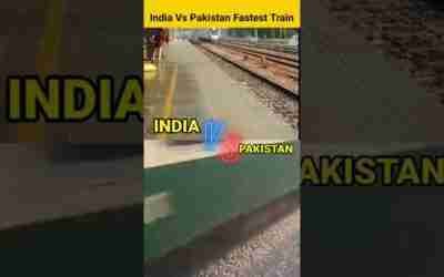 Indian Railways Vs Pakistan Railways Comparison | Indian Railways Vs Pakistan Railways #shorts