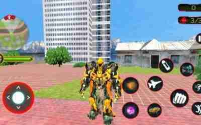 Flying Helicopter Robot Car Transform Shooting War – Android Gameplay