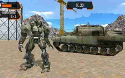 Green Military Robot Tank War Battle Transform Games: Industrial War Zone – Android iOS Gameplay