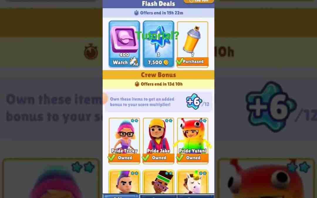 infinite coins keys hoverboards headstarts score multis tutorial?