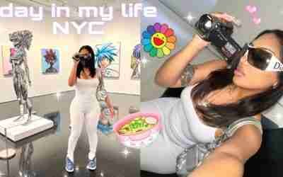 SUPER CUTE DAY IN MY LIFE IN NYC?? *art gallery/food/grwm*