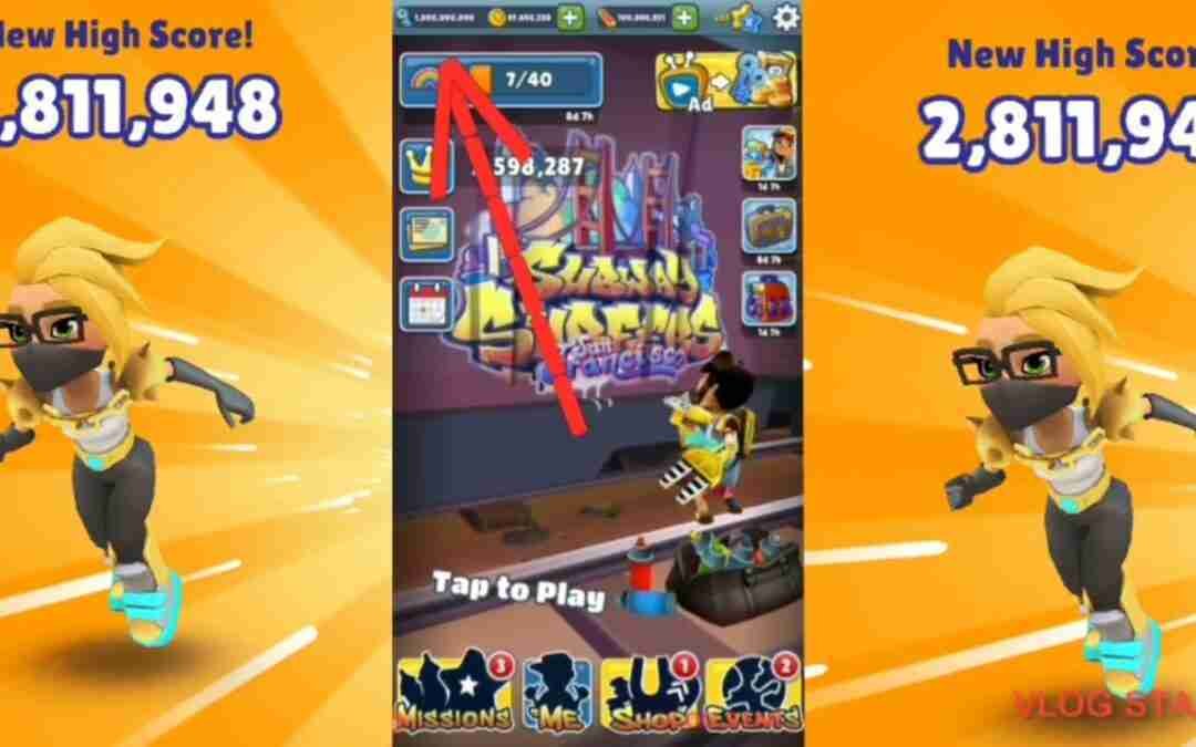 Subway surfers free keys and coins glitch and hoverboards.