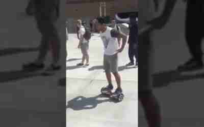 Hoverboard fail stunt #fails #hoverboard#failvideos #funnyfails #funnyshorts #youtubeshort #short