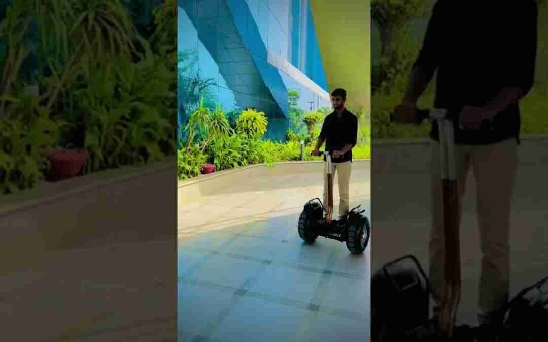 Riding a hoverboard #youtube#views#viral