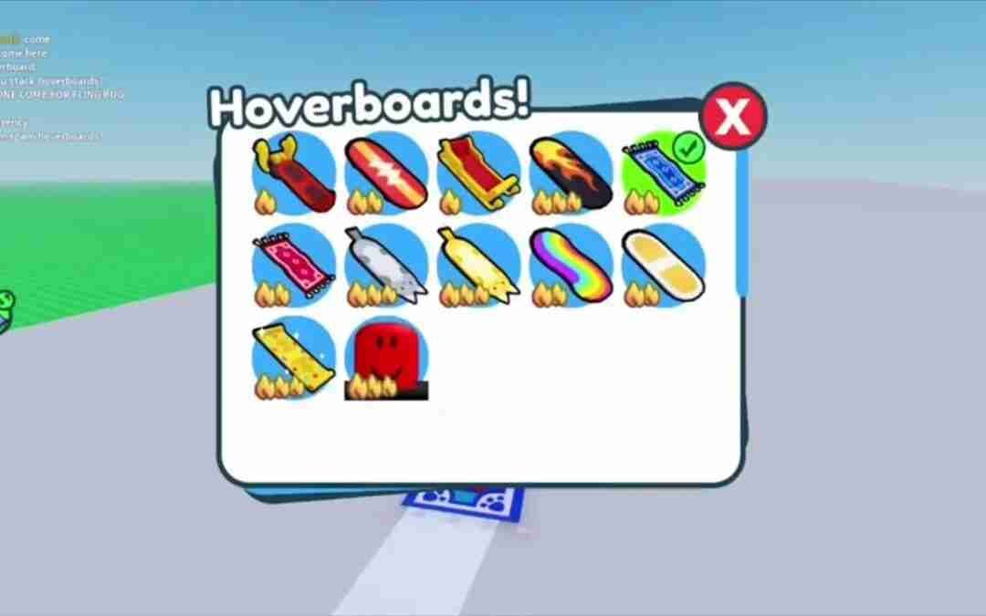 Hoverboard Pet sim x testing game
