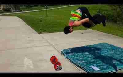 FLIPS AND TRICKS ON A HOVERBOARD!