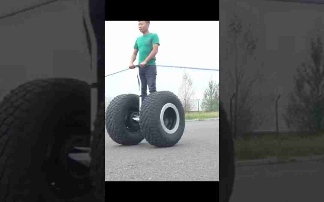 How to Make Crazy Refit Hoverboard with Offroad Wheels | QN | #short #shorts