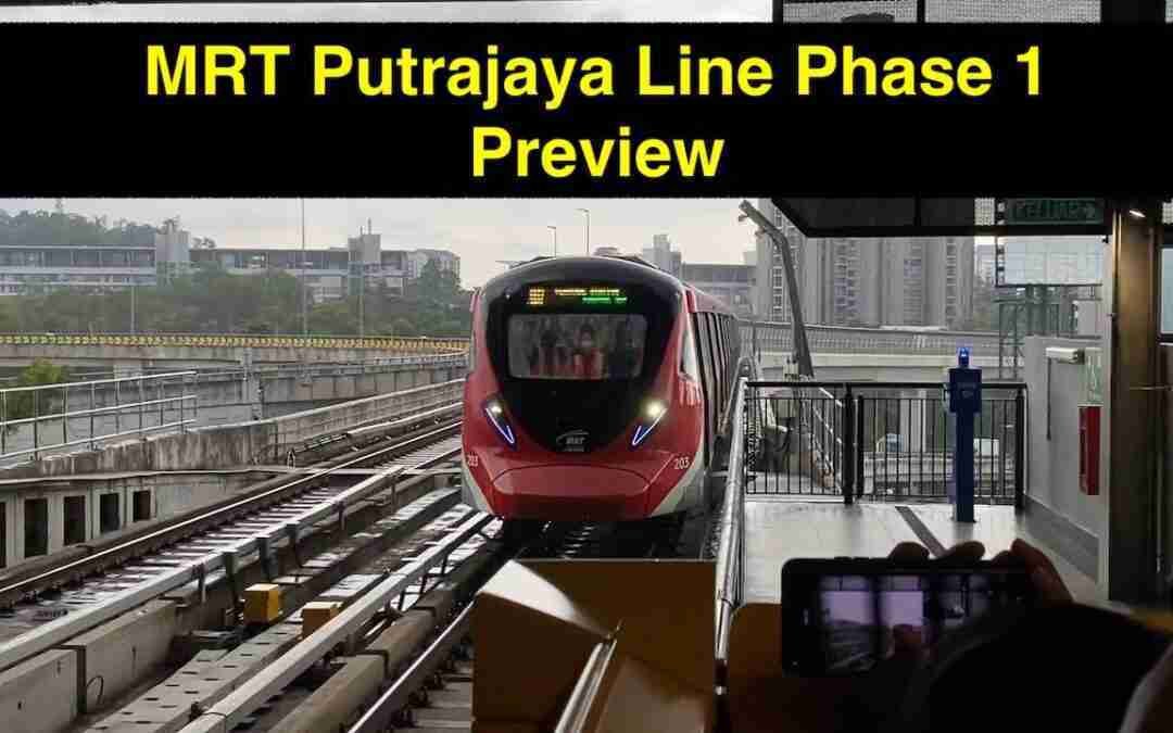Riding on Kuala Lumpur's newest metro line | MRT Putrajaya Line Phase One Preview