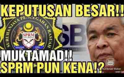 ?HARINI‼️ZAHID HAMIDI TERIMA KEPUTUSAN BESAR‼️MUKTAMAD‼️SAH‼️SPRM PUN KENA⁉️