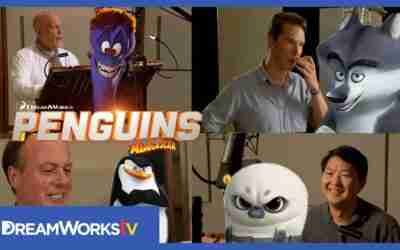 Behind the Scenes With The Cast: Cumberbatch, Malkovich and MORE! | PENGUINS OF MADAGASCAR