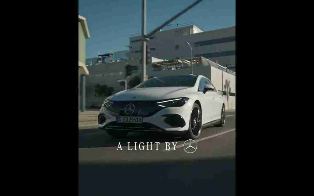 A Light by Mercedes | CONSEPT CAR ON ROAD | #Short #mercedesbenz #car