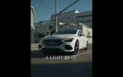 A Light by Mercedes | CONSEPT CAR ON ROAD  | #Short #mercedesbenz #car