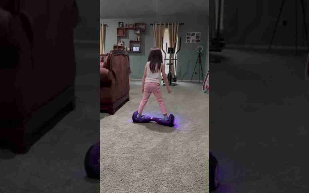 Riding Hoverboard