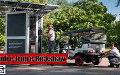Audi e-tron Battery Second Life Use for e-Rickshaw Power