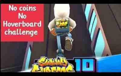 No coins No hoverboard Challenge @Subway Surf Love
