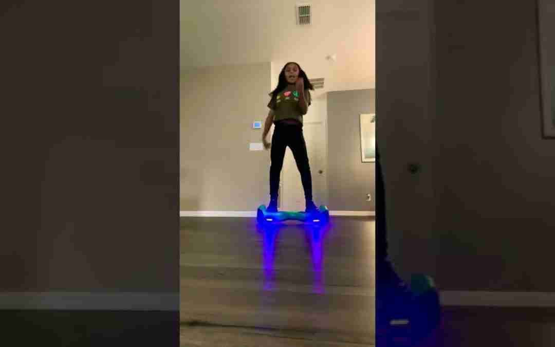 I didn’t know if I can do it on a hoverboard but i did