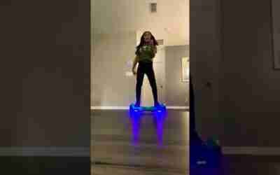 I didn’t know if I can do it on a hoverboard but i did