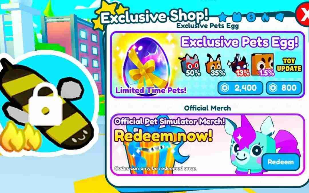Omgggg…! Finally, New TOY Update + Bee Hoverboard is HERE! Pet Simulator X