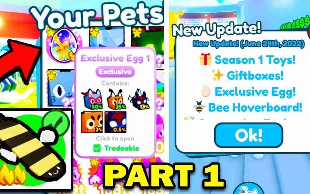 *FINALLY* NEW SUPER HUGE UPDATE In Pet Simulator X!! (Part 1) – New Bee Hoverboard, NEW HUGE PETS…