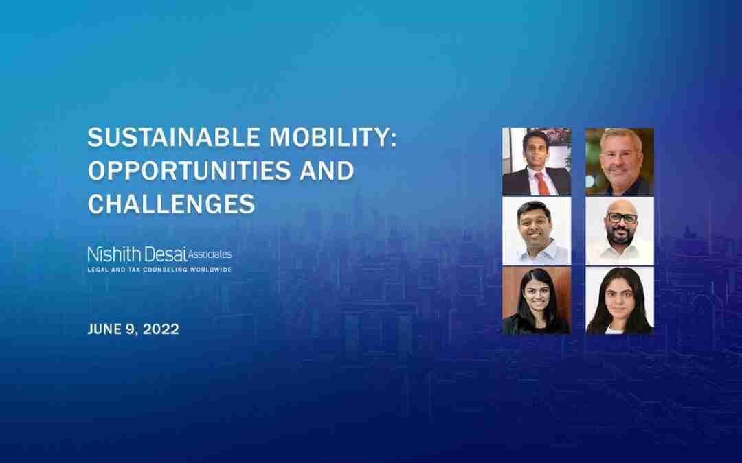 Sustainable Mobility Opportunities and Challenges