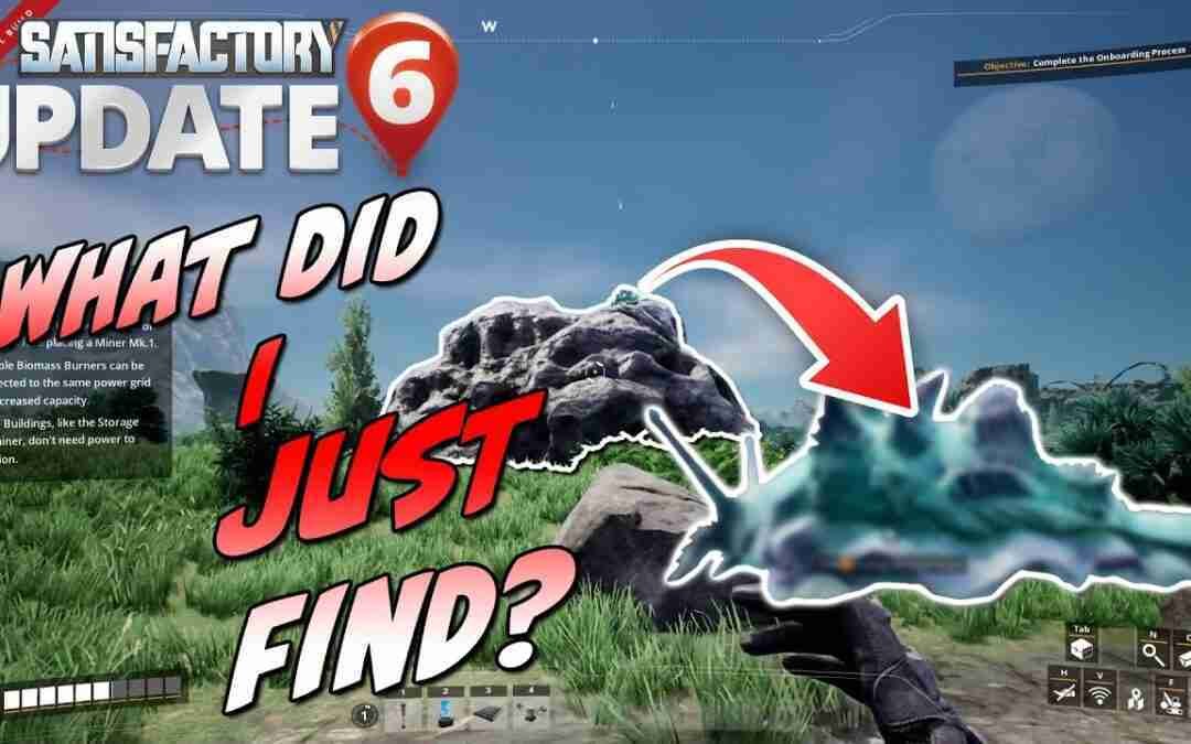 SATISFACTORY | I Discovered Something Shiny!! | update 6