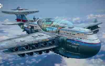 Nuclear-powered sky cruise could be the future of transport Flying hotel that 'never lands'