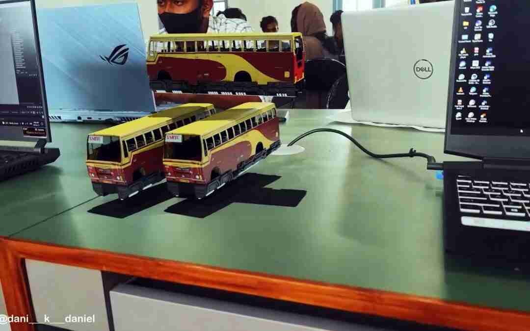 Futuristic Bus|| Camera tracking