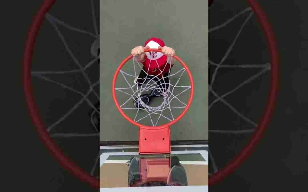 Basketball Hoverboard Dunk | #shorts #basketball #sports #funny