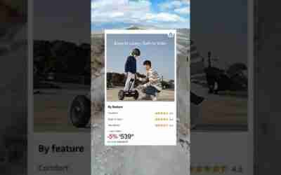 Segway Ninebot Max Smart Self-Balancing Electric Scooter with LED Light, Powerful and Portable