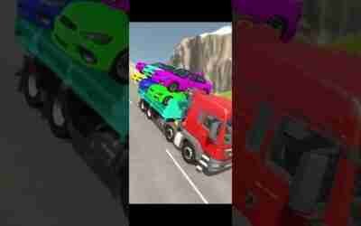 Shorts Beamng.Driver /driving simulation in the game full of fun #051