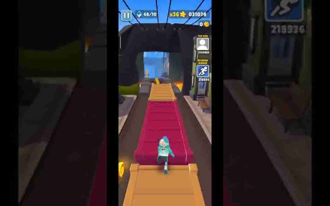subway surf- no coins challenge ( no keys/ no hoverboards  )     [2m e 8s]