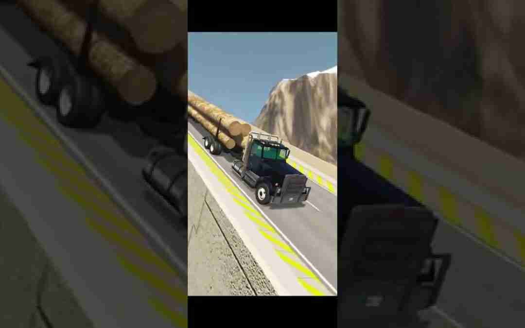 Shorts Beamng.Driver /driving simulation in the game full of fun #065