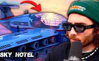 HasanAbi reacts to Nuclear-Powered Sky Hotel