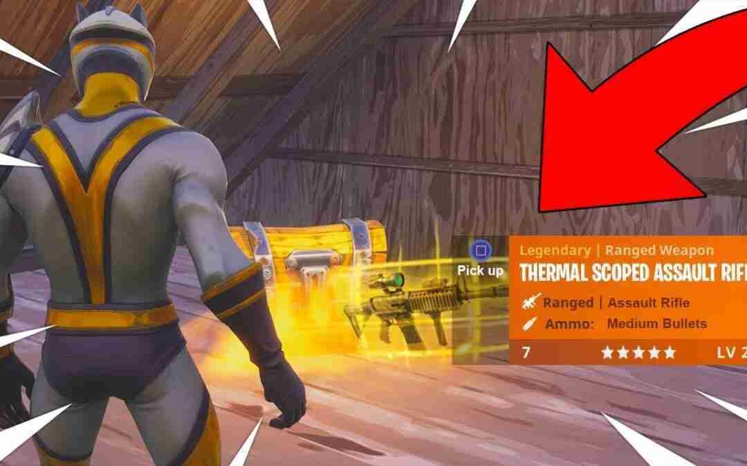 FORTNITE NEW THERMAL SCOPED ASSAULT RIFLE GAMEPLAY! INSANE NEW WEAPON IN FORTNITE!