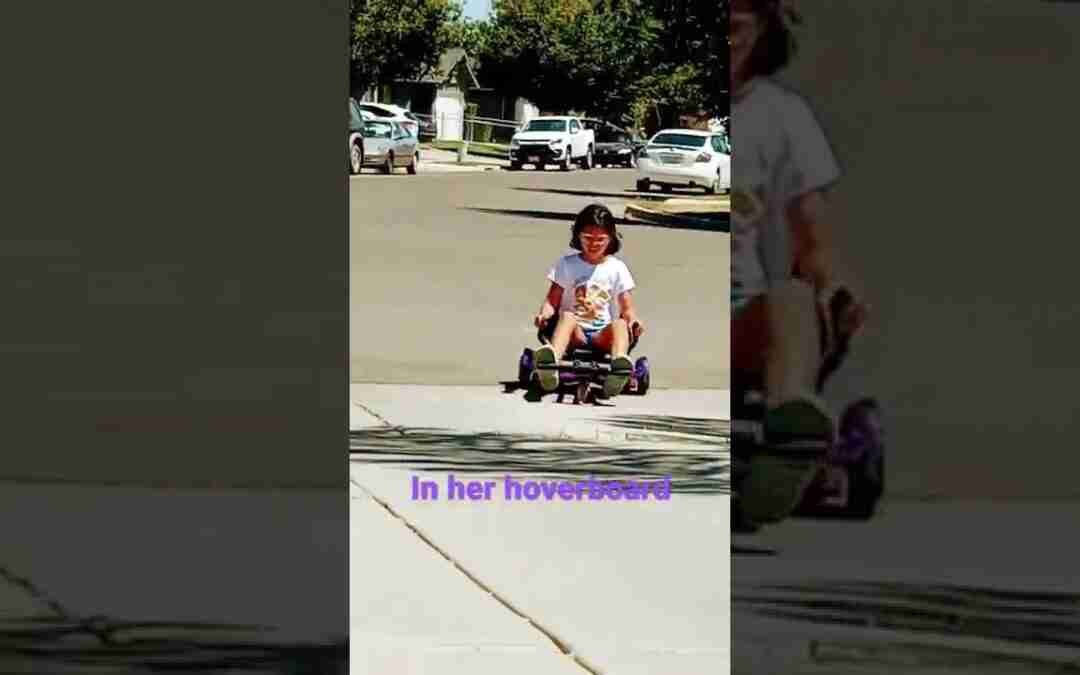 riding in my hoverboard