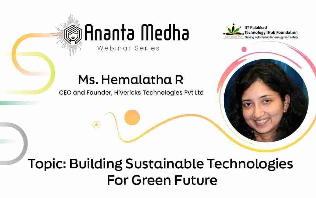 IPTIF Ananta Medha | Webinar Series | Ms Hemalatha R